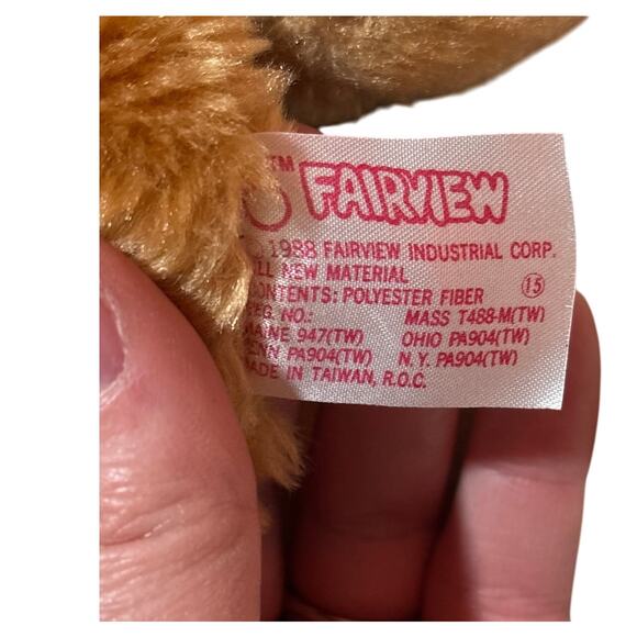 1988 Fairview Plush Christmas Stockings Set of 3 Rudolph Santa Snowman VTG - Picture 10 of 15